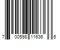 Barcode Image for UPC code 700598116366