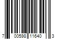 Barcode Image for UPC code 700598116403