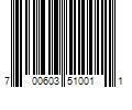 Barcode Image for UPC code 700603510011