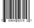 Barcode Image for UPC code 700604523157