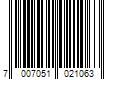 Barcode Image for UPC code 7007051021063