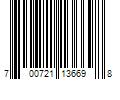 Barcode Image for UPC code 700721136698