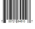 Barcode Image for UPC code 700721645107