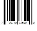 Barcode Image for UPC code 700770925090