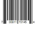 Barcode Image for UPC code 700811701454