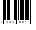 Barcode Image for UPC code 7008300000310