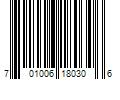 Barcode Image for UPC code 701006180306