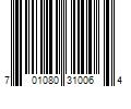 Barcode Image for UPC code 701080310064