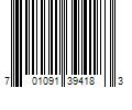 Barcode Image for UPC code 701091394183