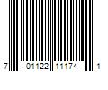 Barcode Image for UPC code 701122111741