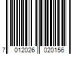 Barcode Image for UPC code 7012026020156