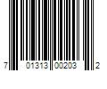 Barcode Image for UPC code 701313002032