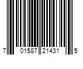 Barcode Image for UPC code 701587214315