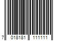 Barcode Image for UPC code 7018181111111