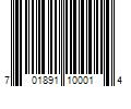 Barcode Image for UPC code 701891100014