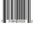 Barcode Image for UPC code 701954000282