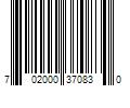 Barcode Image for UPC code 702000370830