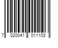 Barcode Image for UPC code 7020041011103