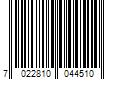 Barcode Image for UPC code 7022810044510. Product Name: 