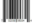 Barcode Image for UPC code 702338053344