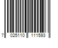 Barcode Image for UPC code 7025110111593