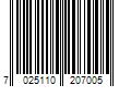 Barcode Image for UPC code 7025110207005