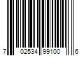 Barcode Image for UPC code 702534991006