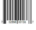 Barcode Image for UPC code 702556001387