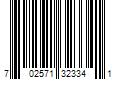 Barcode Image for UPC code 702571323341