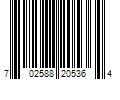 Barcode Image for UPC code 702588205364