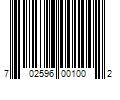 Barcode Image for UPC code 702596001002