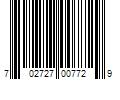 Barcode Image for UPC code 702727007729