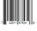 Barcode Image for UPC code 702811675346