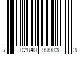 Barcode Image for UPC code 702840999833