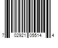 Barcode Image for UPC code 702921055144