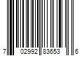 Barcode Image for UPC code 702992836536