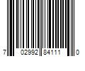 Barcode Image for UPC code 702992841110