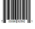 Barcode Image for UPC code 703086925921