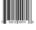 Barcode Image for UPC code 703212000706