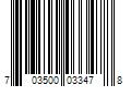 Barcode Image for UPC code 703500033478