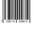 Barcode Image for UPC code 7036110009810