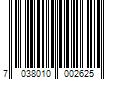 Barcode Image for UPC code 7038010002625