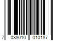 Barcode Image for UPC code 7038010010187