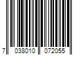 Barcode Image for UPC code 7038010072055