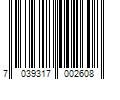 Barcode Image for UPC code 7039317002608