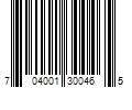 Barcode Image for UPC code 704001300465