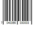 Barcode Image for UPC code 7040355030003