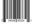 Barcode Image for UPC code 704048403341