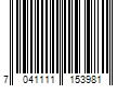 Barcode Image for UPC code 7041111153981