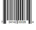 Barcode Image for UPC code 704142000354